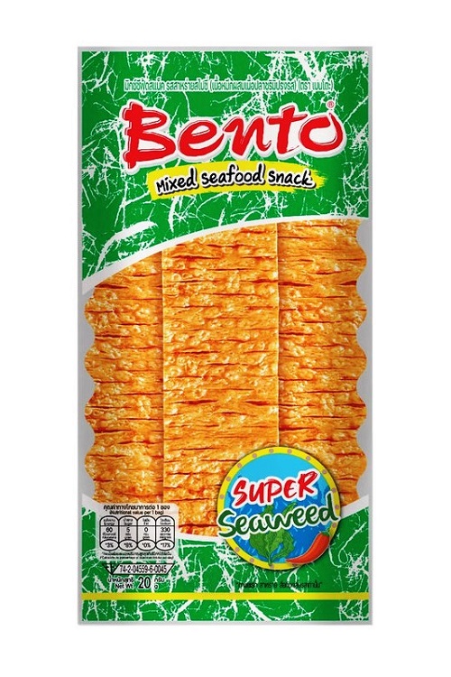 Snack di pesce gusto alghe speziate - Bento 20g. Snack di pesce gusto alghe speziate - Bento 20g.